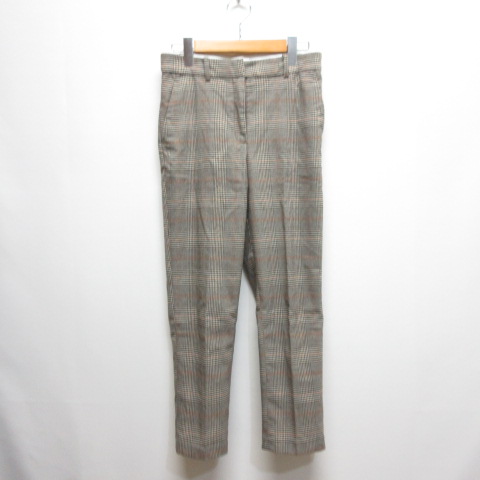 エイチ&エム H&M チェック柄 テーパード パンツ 32P 小さい