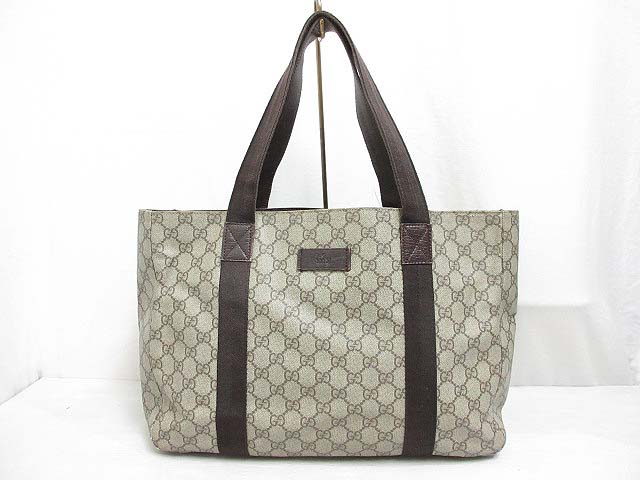 グッチ GUCCI 141624 トート バッグ GGプラス GGスプリーム ベージュ  