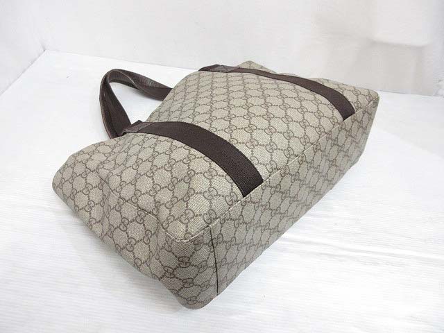 グッチ GUCCI 141624 トート バッグ GGプラス GGスプリーム ベージュ 