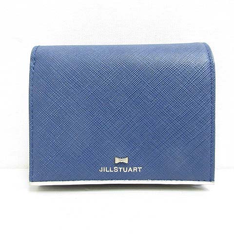 未使用品 ジルスチュアート JILL STUART レザー コンパクト ウォレット  