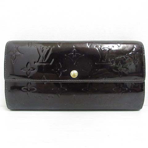 ルイヴィトン LOUIS VUITTON モノグラム ヴェルニ ポルトフォイユ サラ 