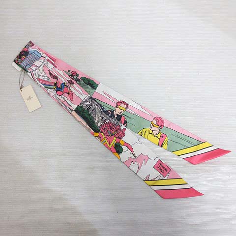 未使用品 エルメス HERMES ツイリー WOW ワオ アメコミ風 スカーフ  