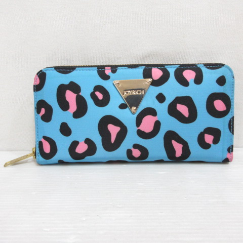 ジョイリッチ JOYRICH 豹柄 レオパード柄 長財布 ロング ウォレット  