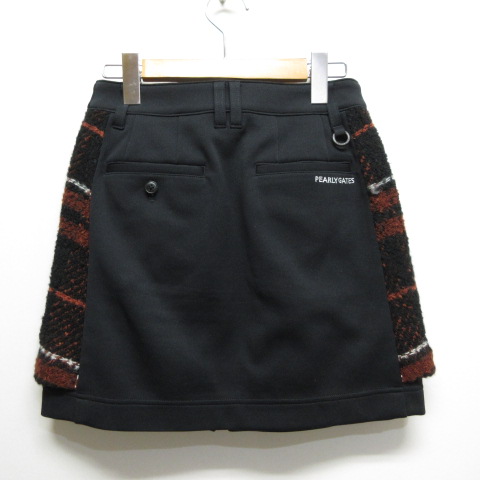 パーリーゲイツ ブラック 悪しき ニット パーカー カモフラ スカート 1  