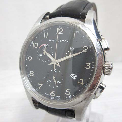 ハミルトン HAMILTON H386120 ジャズマスター クロノグラフ 腕時計  
