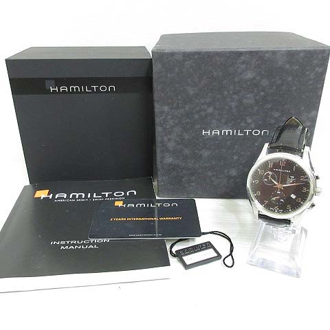 ハミルトン HAMILTON H386120 ジャズマスター クロノグラフ 腕時計 