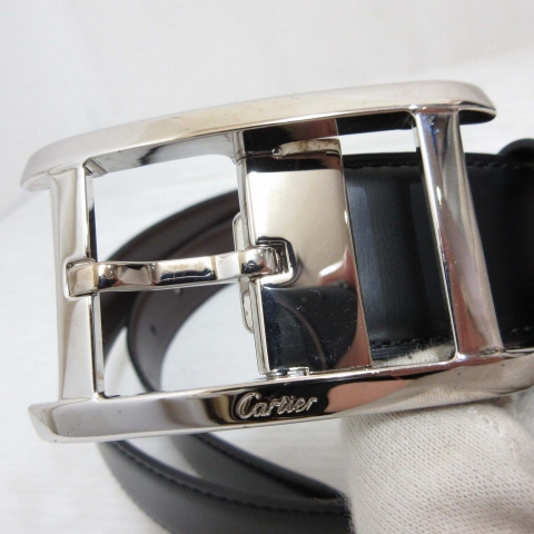 未使用品 カルティエ Cartier タンク アメリカン レザー ベルト 