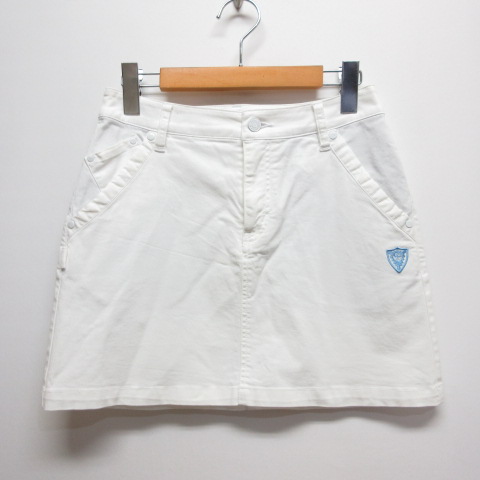 パーリーゲイツ PEARLY GATES ゴルフウェア ミニ スカート 0 白  
