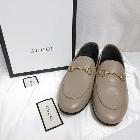 未使用品 グッチ GUCCI ブリクストン ホースビット ローファー 