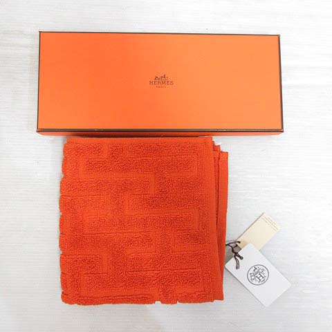 エルメス HERMES ラビリンス カレタオル ハンドタオル ハンカチ