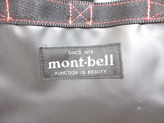 モンベル Montbell タフトート M バッグ 28L 黒 ブラック 1123234
