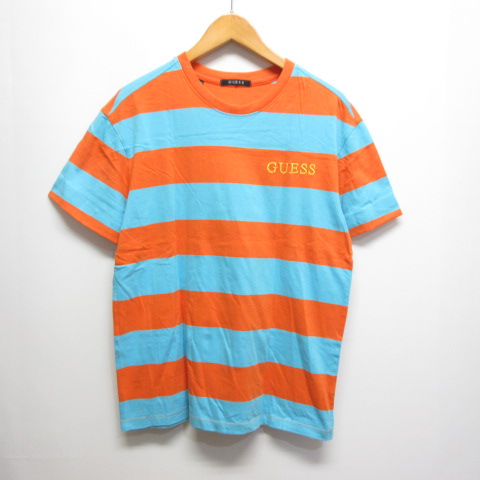 GUESS半袖ボーダー GUESSゲス（XXS）半袖シャツ レディース シャツ ボーダー - メルカリ