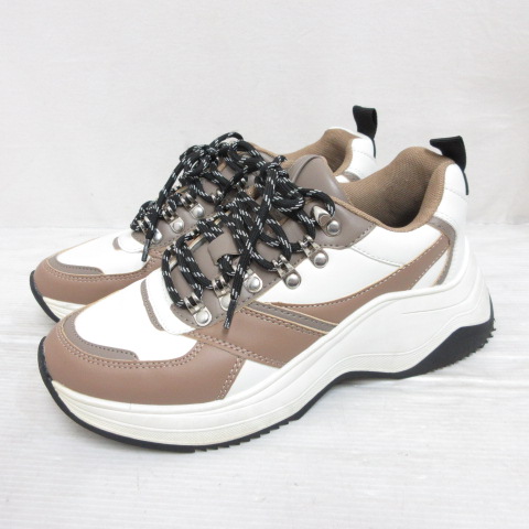 ZARA フラットフォームスニーカー36 完売品 23.5cm ザラ ZARA 厚底