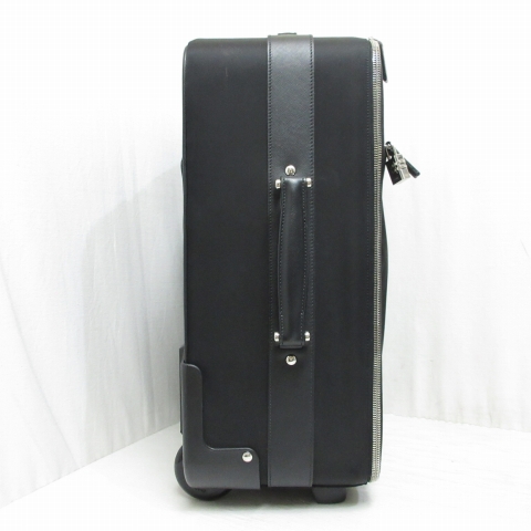 PRADA ブラック キャリーケース　保存袋付き。 PRADA キャリーバッグ スーツケース トロリー 機内持ち込み *VIP