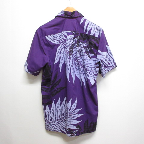 シーシーファッションズ CC Fashions 半袖 アロハ シャツ S 紫