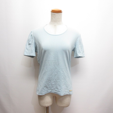 セリーヌ CELINE 半袖 Tシャツ カットソー 44 水色 ブルー