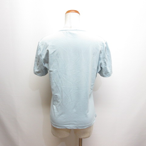 セリーヌ CELINE 半袖 Tシャツ カットソー 44 水色 ブルー