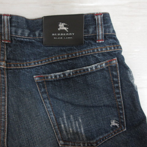 バーバリーブラックレーベル 秋冬 カラーデニム 76【S】未使用品