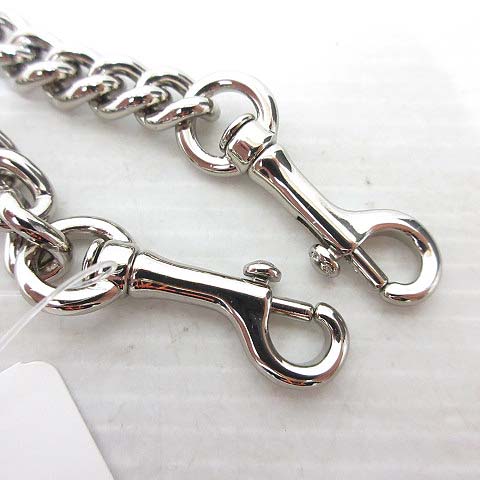 COACH　コーチ　レザー カバード ショート チェーン COACH（コーチ）の「レザー カバード ショート チェーン ストラップ