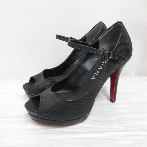 STUART WEITZMAN パンプス EU38(24.5cm位) 黒 【古着】【中古  