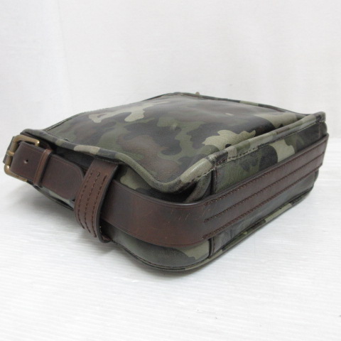 ポロ ラルフローレン POLO RALPH LAUREN 迷彩柄 カモフラ柄 レザー  