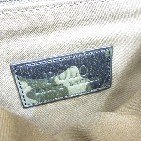 ポロ ラルフローレン POLO RALPH LAUREN 迷彩柄 カモフラ柄 レザー  