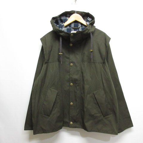未使用品 バブアー Barbour ビデイル フーデッド ジャケット 40 カーキ 