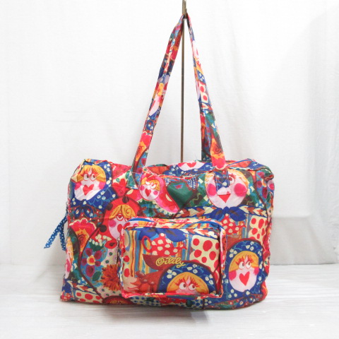 オイリリ- OILILY ボストン バッグ ショルダー 赤 レッド オイリリ- OILILY ボストン バッグ ショルダー 赤 レッド