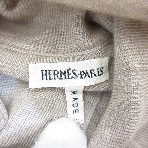 エルメス HERMES マルジェラ期 ツイルレーヌ ニット セーター シルク 切替え カシミヤ タートルネック 長袖 ヴェニスの勝利 ME ☆AA★ エルメス HERMES マルジェラ期 ツイルレーヌ ニット セーター