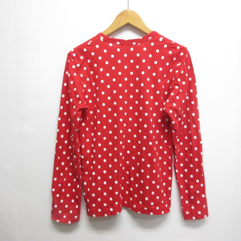PLAY ドット柄 長袖Tシャツ PLAY COMME des GARÇONS ドット柄長袖Tシャツ L