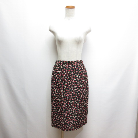 ハーディエイミス HARDY AMIES 花柄 ジャケット スカート