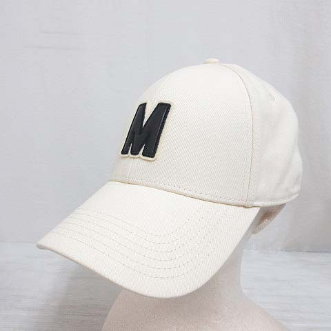 正規品】MONCLER モンクレール ロゴ刺繍 キャップ 白 【正規品】人気