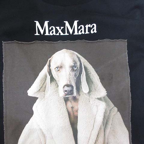MaxMara 犬プリント 半袖Tシャツ　Sサイズ Max Mara MAX MARA マックスマーラ 半袖 Tシャツ CIPRIA