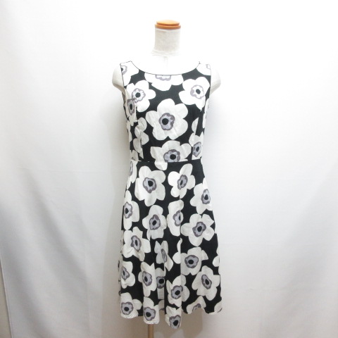 M's Gracy フラワープリント ワンピース 38 エムズグレイシー フラワー