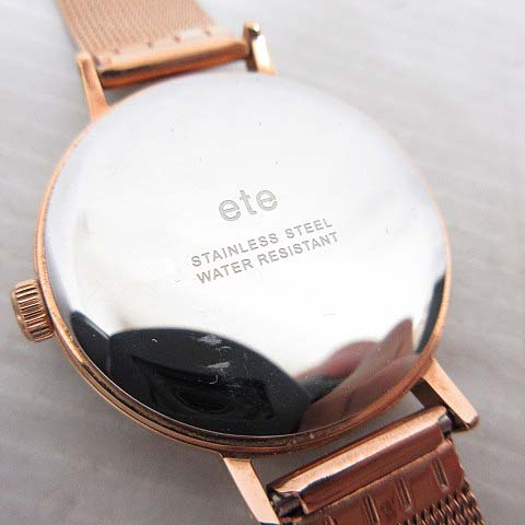 ete ピンクゴールド 腕時計 トノーフェイス ウォッチ | ete bijoux (Women)/エテ ビジュー