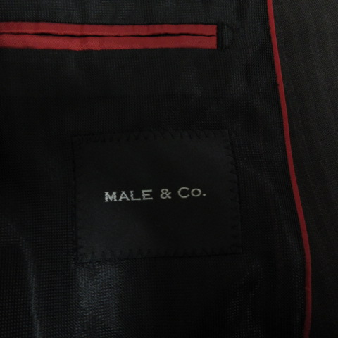 新品✨ MALE&Co. タカキュー male&co 上下セット タカQ タカキュー TAKA-Q MALE&Co. メイル＆コー ストライプ柄