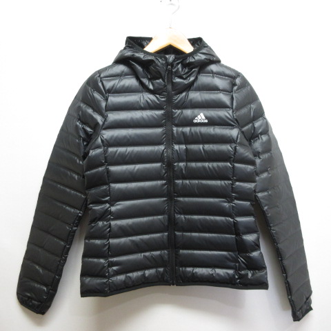 アディダス adidas 美品 VARILITE ライトダウン フーディー ジャケット 