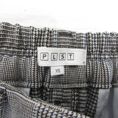 プラステ PLST 美品 グレンチェック柄 ウォームリザーブ スティック