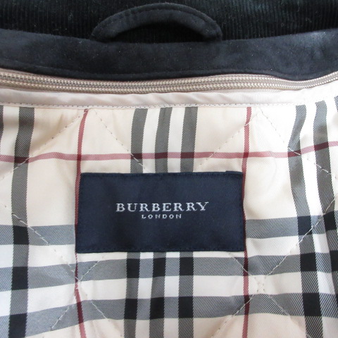 バーバリー ロンドン BURBERRY LONDON フェイクスエード ジップ