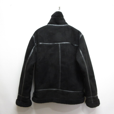 ザラ ZARA フェイクムートン B-3 フライト ジャケット ボンバー 裏ボア 