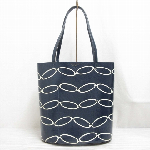トリーバーチ TORY BURCH 美品 BLOCK-T ブロックT トート バッグ ワン 