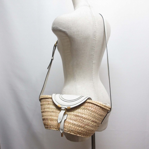 クロエ CHLOE MARCIE マーシー マーシィ ショルダー バッグ かご  