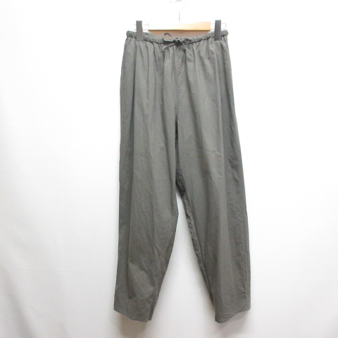 ヨーガンレール JURGEN LEHL 美品 25SS ステテコ パンツ L グレー 薄手  