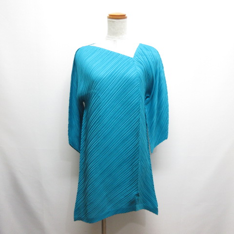 美品✨PLEATS PLEASE バイカラー バックリボンワンピース 2点セット