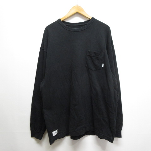 ダブルタップス (WTAPS) メンズ 長袖Tシャツ トップス 12 Long Sleeve Printed T-Shirt (White) WTAPS×Champion ロングスリーブTシャツ(C8-X415)