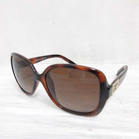 良品✨FENDI フェンディ ハバナサングラス レディース FFロゴ 度なし フェンディ FENDI HAVANA サングラス FS5227 べっ甲柄 FFロゴ