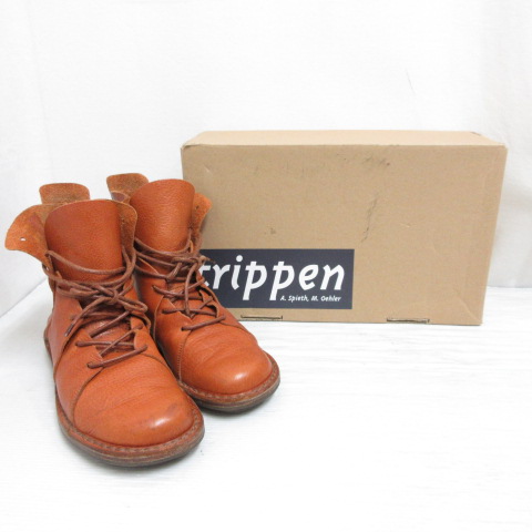 トリッペン trippen NOMAD WAW ノマド レザー ショート ブーツ 37 23.5