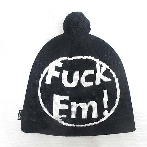 未使用品 シュプリーム SUPREME Fuck Em! Beanie ビーニー ニット