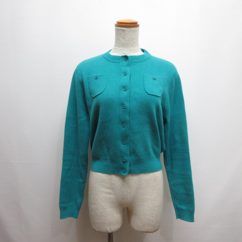 CABaN コットンカシミヤ クルーネックカーディガン xs CAbAn グレー 