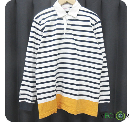 barbarian×sophnet ラガーシャツ ボーダー 長袖シャツ カナダ製 barbarian×sophnet ラガーシャツ ボーダー 長袖シャツ カナダ製